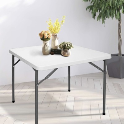 Folding small square table, 1 pcs