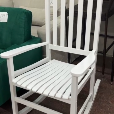 White Rocking Chair 1pcs