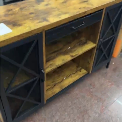 Yellow Black Cabinet 1pcs