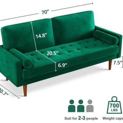 Green Sofa 1pcs